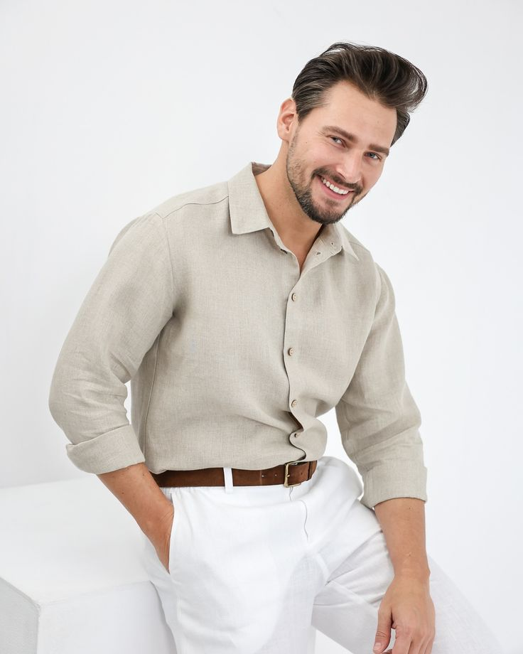 Koszula lniana - obrazek 2